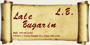 Lale Bugarin vizit kartica